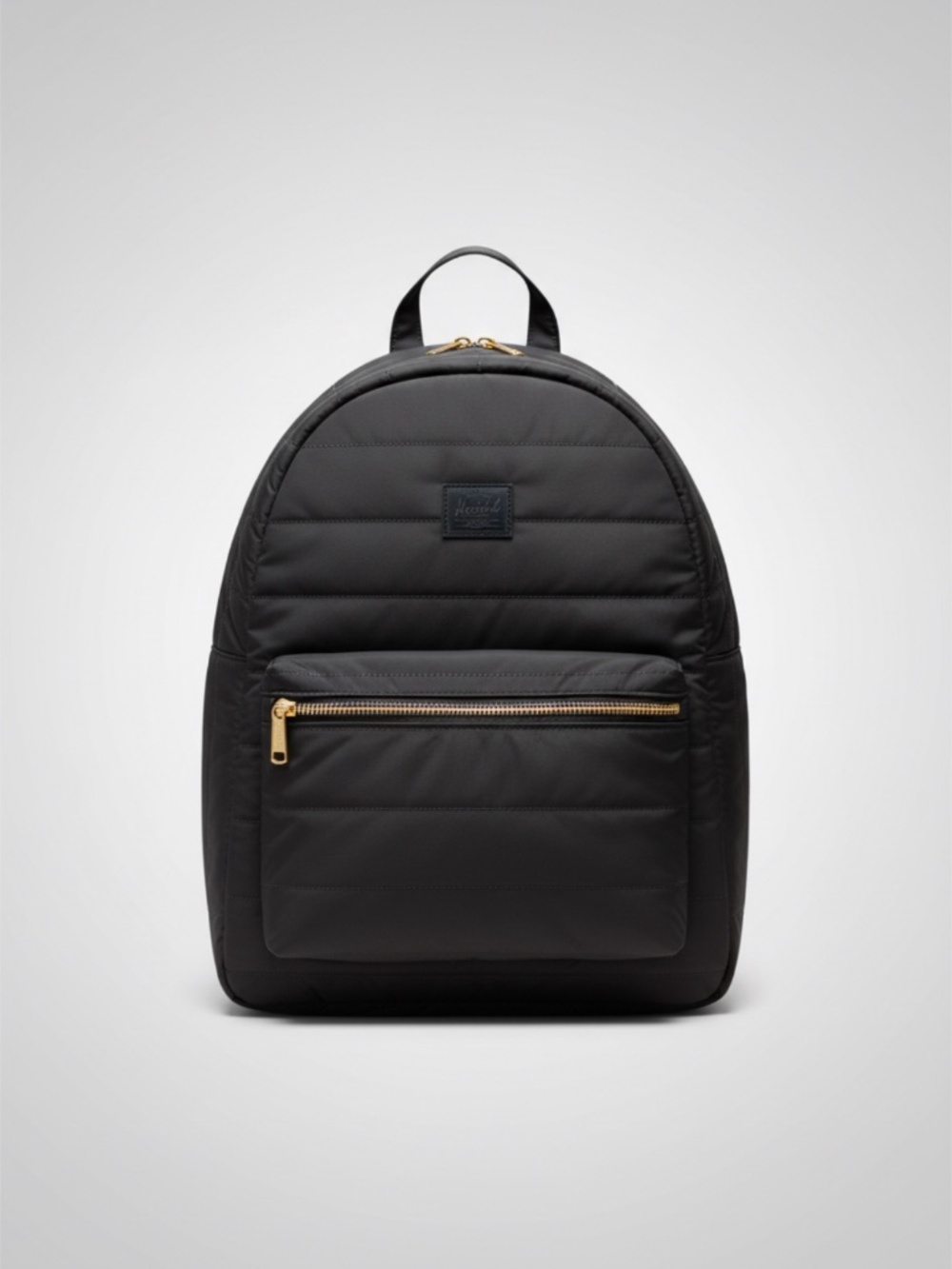 LIKE NEW | Herschel Supply Co. Nova Quilted Backpack - Black with Gold Hardware